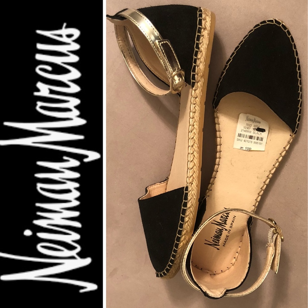 NWT Neiman Marcus Eapadrille D’Orsay Flats